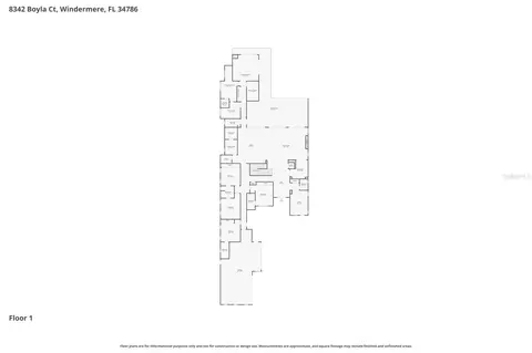 Floorplan - 8342 Boyla Ct, Windermere, FL 34786 photo 1 of 2