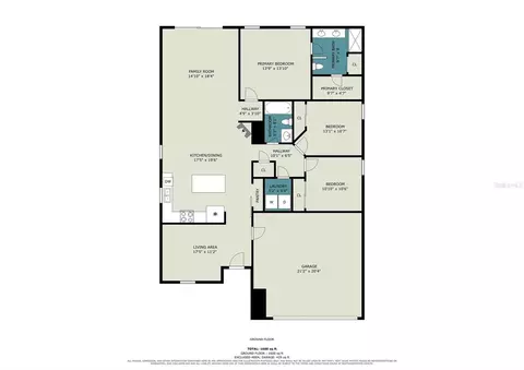 Floorplan - 5423 Dove Cottage Ln, Saint Cloud, FL 34771 photo 2 of 2