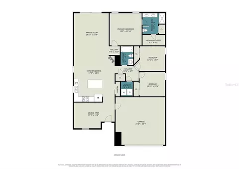 Floorplan - 5423 Dove Cottage Ln, Saint Cloud, FL 34771 photo 1 of 2