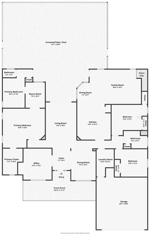 Floorplan - 718 Little Hampton Ln, Gotha, FL 34734 photo 1 of 2