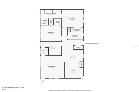 Floorplan - 212 Palm Meadows Dr, Eustis, FL 32726 photo 1 of 2