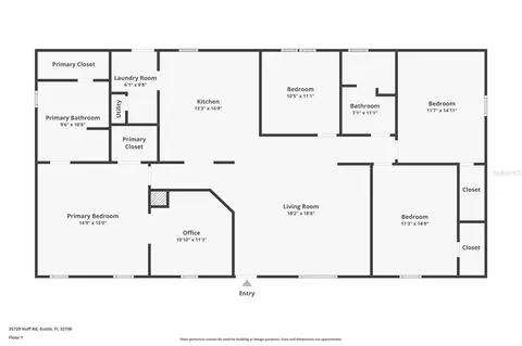 Floorplan - 35729 Huff Rd, Eustis, FL 32736 photo 1 of 1
