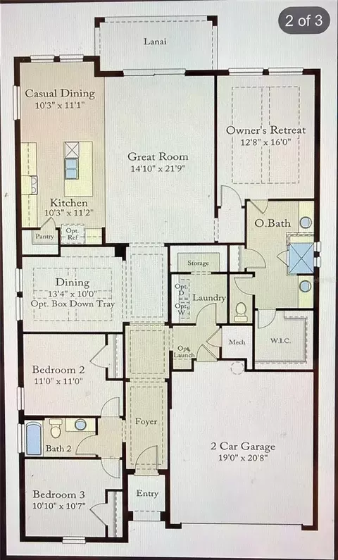 Floorplan - 1824 Arden Oaks Dr, Ocoee, FL 34761 photo 1 of 1