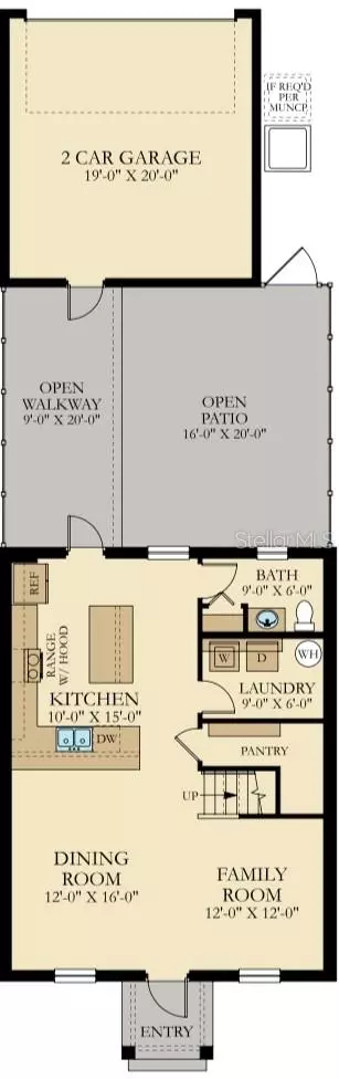 Floorplan - 3033 Ella Way, Saint Cloud, FL 34771 photo 1 of 2