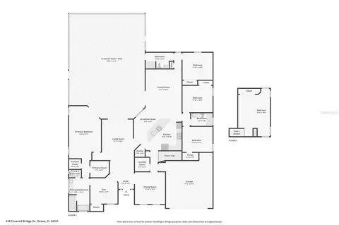 Floorplan - 418 Covered Bridge Dr, Ocoee, FL 34761 photo 2 of 2