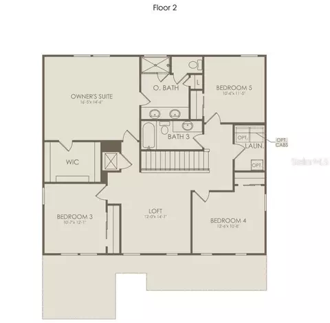 Floorplan - 5572 Sunlit Haven Dr, Clermont, FL 34714 photo 2 of 2