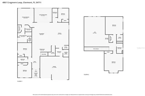 Floorplan - 4861 Cragmere Loop, Clermont, FL 34711 photo 1 of 3
