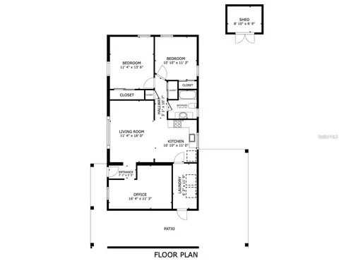 Floorplan - 9616 Pine Ridge Ave, Riverview, FL 33578 photo 1 of 1