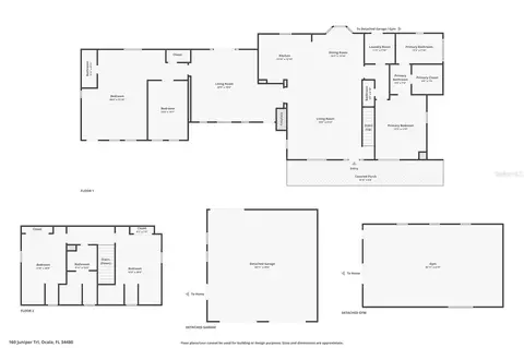 Floorplan - 160 Juniper Trl, Ocala, FL 34480 photo 3 of 3