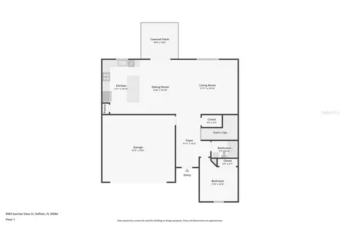 Floorplan - 9963 Sunrise View Ct, Seffner, FL 33584 photo 1 of 2