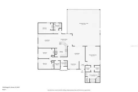 Floorplan - 1763 Slough Ct, Ocoee, FL 34761 photo 1 of 1