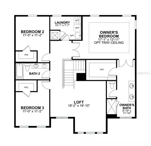 Floorplan - 6838 Yellow Warbler Bnd, Saint Cloud, FL 34773 photo 2 of 2