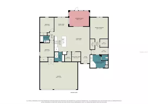 Floorplan - 3087 Silvermines Ave, Ormond Beach, FL 32174 photo 1 of 1