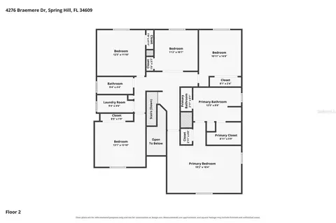 Floorplan - Undisclosed, Spring Hill, FL 34609 photo 2 of 2