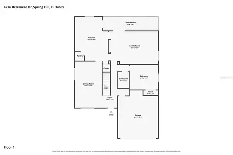 Floorplan - Undisclosed, Spring Hill, FL 34609 photo 1 of 2