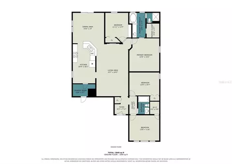 Floorplan - 881 Vanderbilt Dr, Eustis, FL 32726 photo 1 of 1