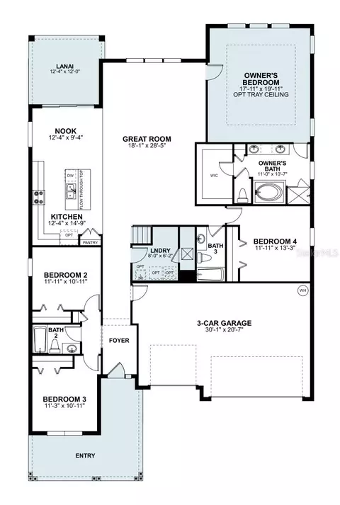 Floorplan - 5406 Lassen St, Saint Cloud, FL 34771 photo 1 of 2