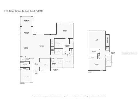 Floorplan - 6100 Sandy Springs Ct, Saint Cloud, FL 34771 photo 1 of 1