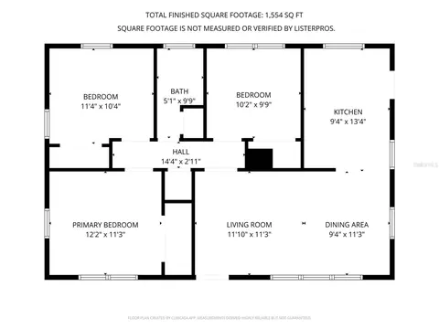 Floorplan - 210 E Merrill Ave, Dundee, FL 33838 photo 1 of 1