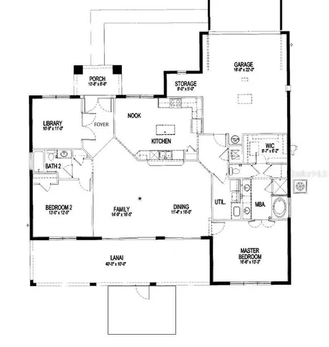 Floorplan - 9302 SE 120th Loop, Summerfield, FL 34491 photo 1 of 1