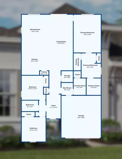 Floorplan - 1835 Hawksbill Ln, Saint Cloud, FL 34771 photo 1 of 1