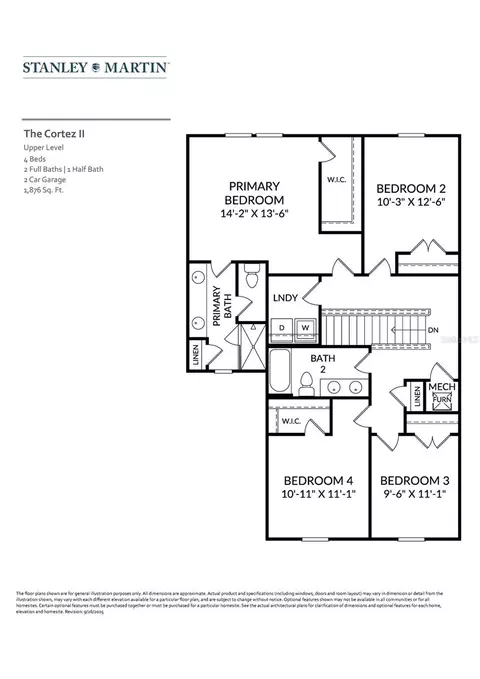 Floorplan - 1678 Meadowgrove Ave NE, Saint Cloud, FL 34771 photo 2 of 2