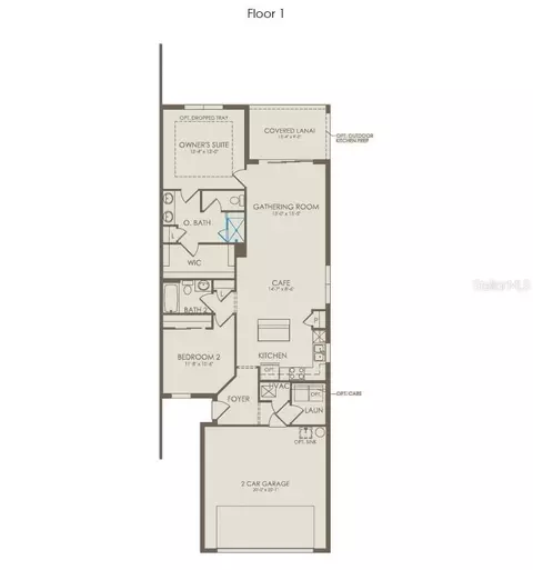Floorplan - 2774 Buckeye Ln, Saint Cloud, FL 34772 photo 1 of 1