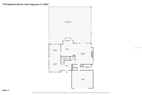 Floorplan - 1725 Highland View Dr, Saint Augustine, FL 32092 photo 2 of 3