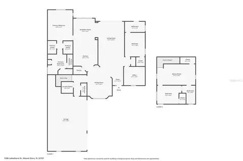 Floorplan - 1206 Lakeshore Dr, Mount Dora, FL 32757 photo 1 of 1