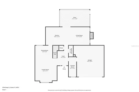 Floorplan - 2704 Estep Ct, Ocoee, FL 34761 photo 1 of 3