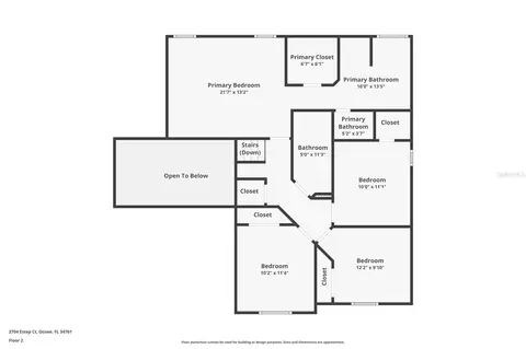 Floorplan - 2704 Estep Ct, Ocoee, FL 34761 photo 2 of 3