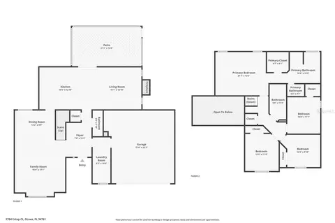 Floorplan - 2704 Estep Ct, Ocoee, FL 34761 photo 3 of 3