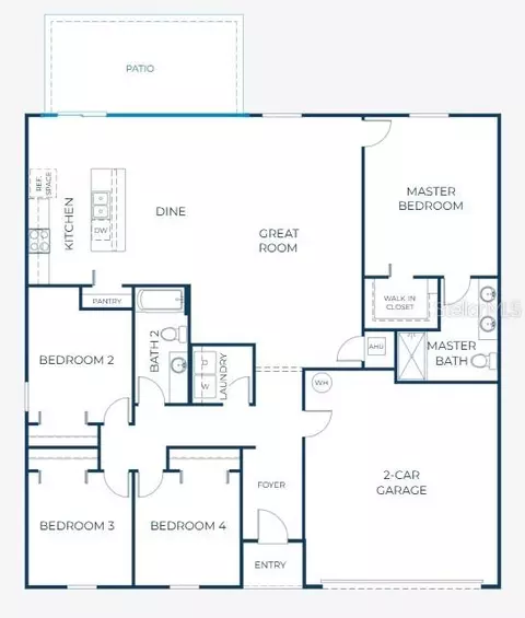 Floorplan - 2255 Deborah Dr, Spring Hill, FL 34609 photo 1 of 1
