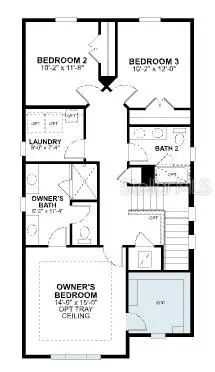 Floorplan - 3086 Bonfire Path, Saint Cloud, FL 34771 photo 2 of 2