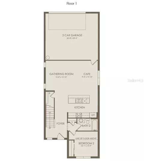 Floorplan - 5046 Shrub Leaf Aly, Saint Cloud, FL 34771 photo 1 of 2