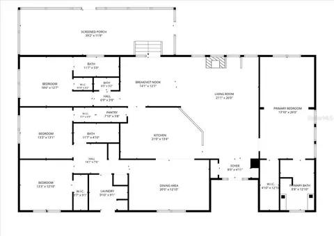 Floorplan - 5188 Pine Level Rd, Ona, FL 33865 photo 1 of 1