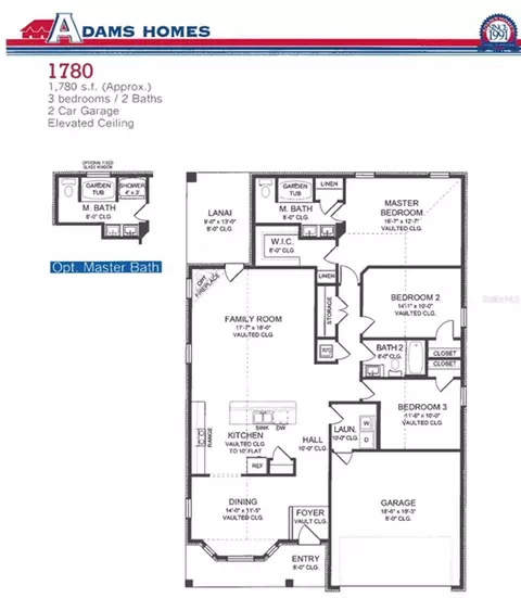 Floorplan - 7624 Bent Tree Loop, Saint Cloud, FL 34773 photo 1 of 1