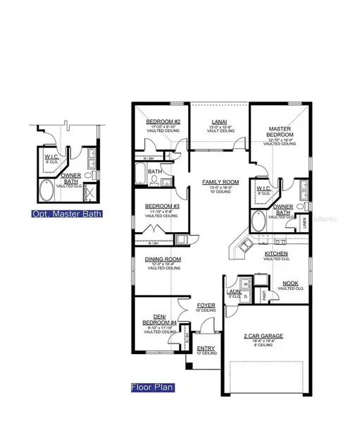 Floorplan - 7672 Bent Tree Loop, Saint Cloud, FL 34773 photo 1 of 1