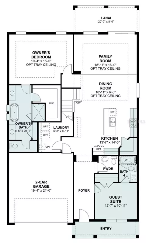 Floorplan - 6873 Yellow Warbler Bnd, Saint Cloud, FL 34773 photo 1 of 2