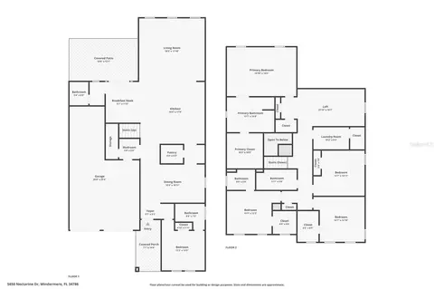 Floorplan - 5650 N Nectarine Dr, Windermere, FL 34786 photo 1 of 1