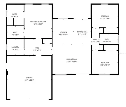 Floorplan - 4201 Talbot St, Sebring, FL 33872 photo 1 of 1