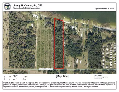 SE Sunset Harbor Road, Weirsdale, FL 32195