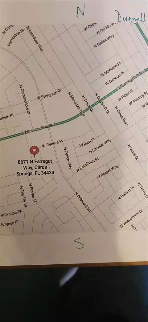 8671 N Farragut Way, Citrus Springs, FL 34434