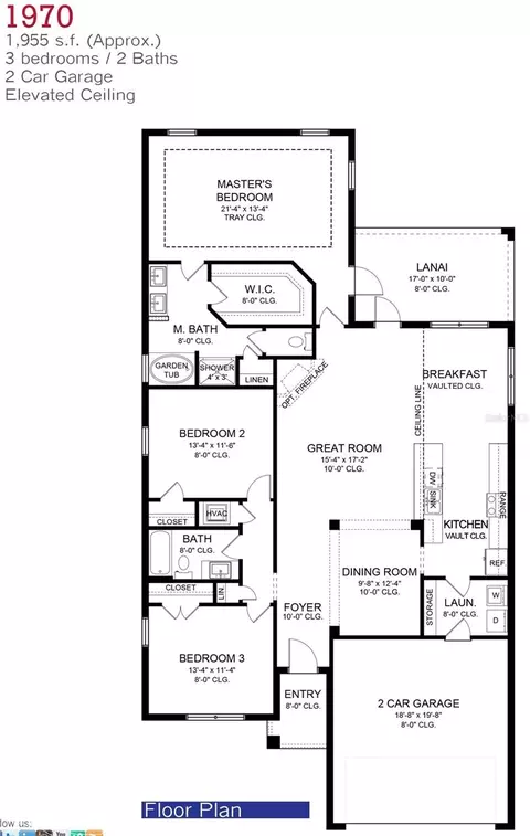 Floorplan - 4866 Sutherland St #LOT 62, Spring Hill, FL 34609 photo 1 of 1