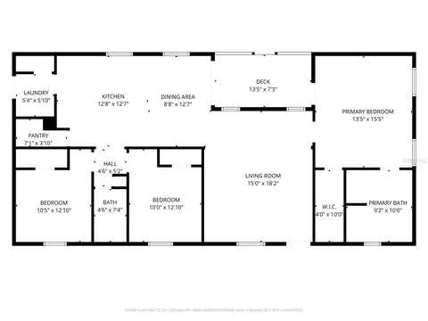 Floorplan - 1910 NE 155th Ct, Williston, FL 32696 photo 1 of 1
