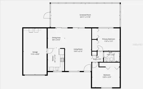 Floorplan - 544 Silver Course Ct, Ocala, FL 34472 photo 1 of 1
