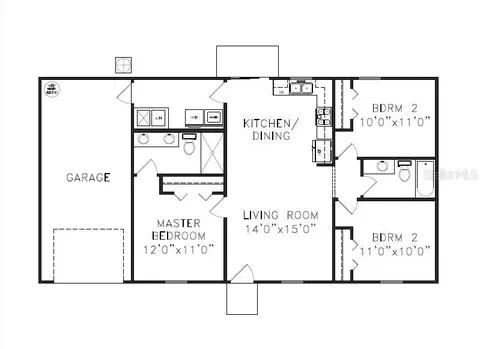 Floorplan - 15520 SW 10th Pl, Ocala, FL 34481 photo 1 of 1