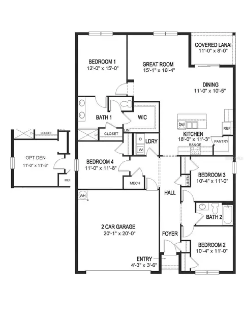 Floorplan - 32 Ash Rd, Ocala, FL 34472 photo 1 of 1