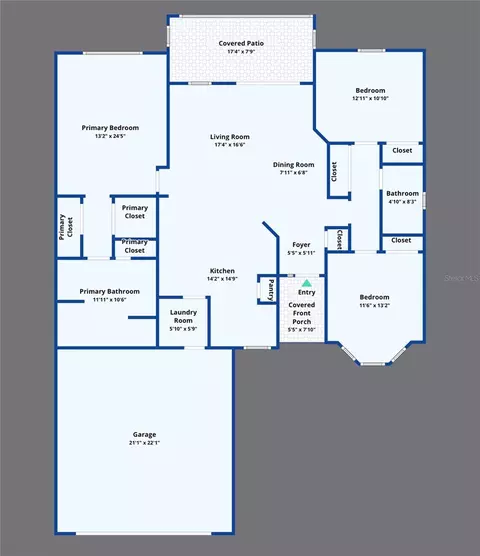 Floorplan - 8327 SW 79th Cir, Ocala, FL 34476 photo 1 of 1