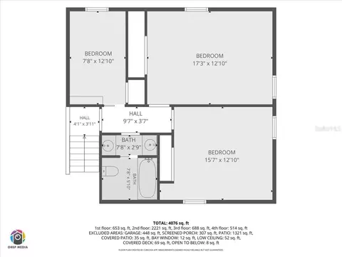 Floorplan - 411 SW 38th St, Ocala, FL 34471 photo 4 of 5